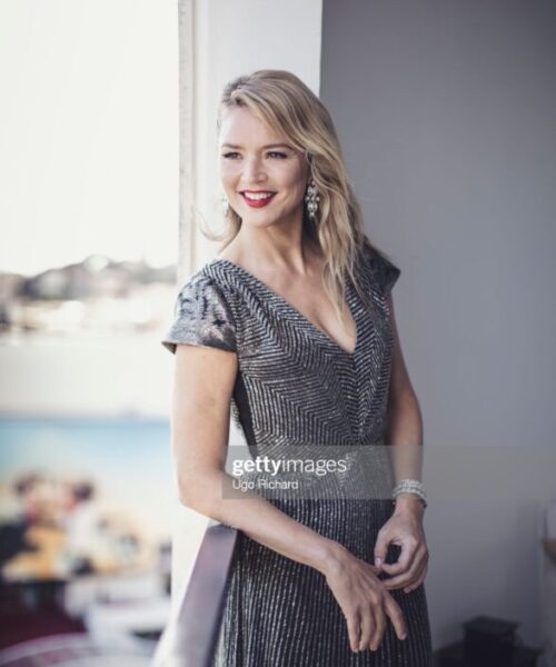 CANNES, FRANCE - MAY 13 : Actress Virginie Efira poses for a portrait on May, 2018 in Cannes, France. (Photo by Ugo Richard/Contour by Getty Images). (EDITOR'S NOTE: Photo has been digitally retouched).