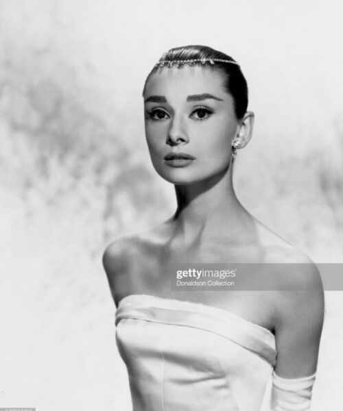 LOS ANGELES - 1957:  Actress Audrey Hepburn poses for a publicity still for the Paramount Pictures film 'Funny Face' in 1957 in Los Angeles, California. (Photo by Donaldson Collection/Michael Ochs Archives/Getty Images)